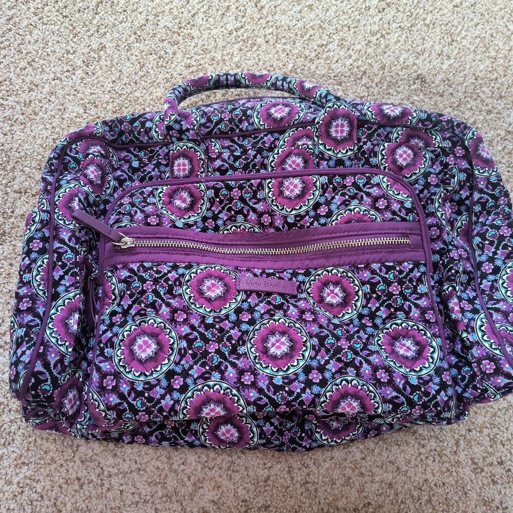 Vera Bradley Small Lilac Medallion Weekend Duffel Bag-New without tags